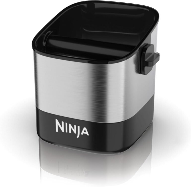 Ninja Luxe Café Knock Box, Accessories for Espresso Machine, Easy & Mess-Free Puck Disposal, Coffee & Espresso Grounds 2 Ninja Luxe Café Knock Box