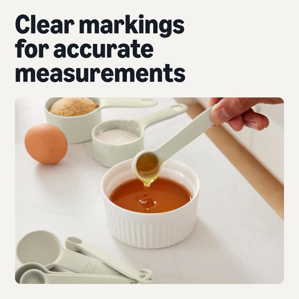 Amazon Basics Measuring Cups and Spoons, 10-Piece Set, Dishwasher-Safe, Linen Gray 4 71M5snGYLHL. AC SL1500 KnewKitchen – Your Guide to Small Kitchen & Home Essentials