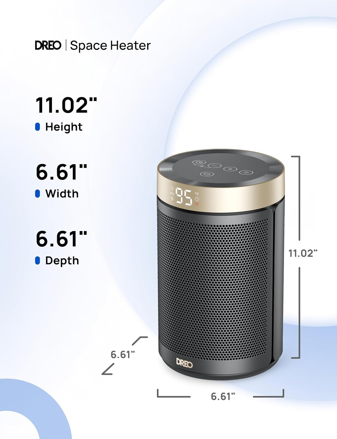 Dreo Space Heater, Portable Electric